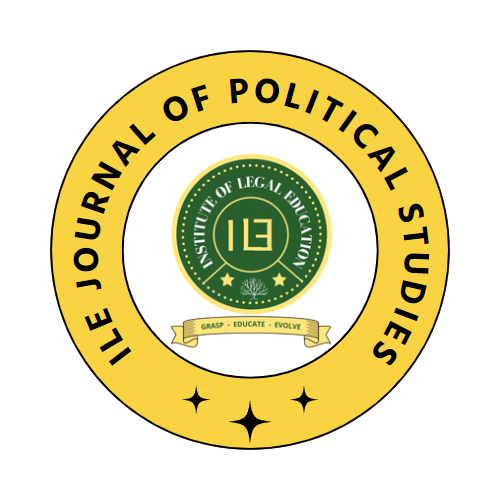 ILE JOURNAL OF POLITICAL STUDIES